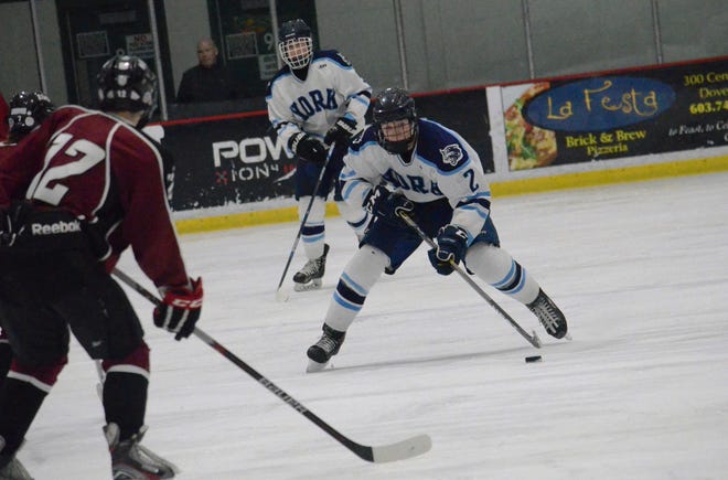 Tommy Carr had two goals and the York High School boys hockey team closed the regular season at 11-7 in Southern Maine Class B. Ryan O’Leary/Seacoastonline