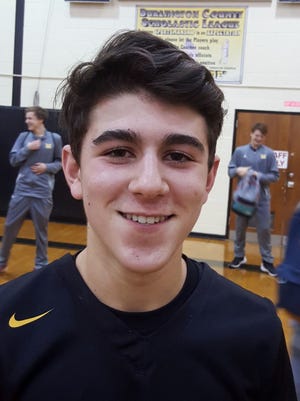 Moorestown freshman Jagger Zrada is a guard for the 2016 Quakers boys basketball team.