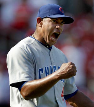 Carlos Marmol saved 38 games for the Cubs in 2010, his best major-league season.