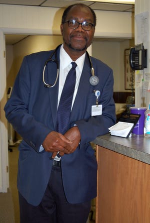 Dr. Victor Owusu, a cardiologist in Hillsdale, emphasizes heart healthy tips. NANCY HASTINGS PHOTO