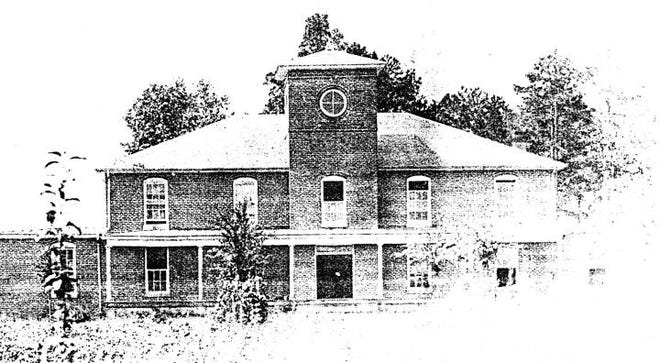 The Dallas County Home as it originally looked.