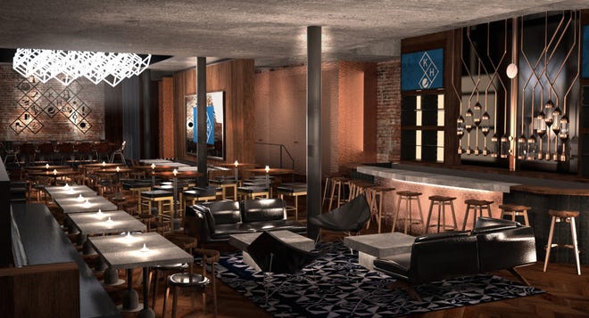 This rendering provided by PepsiCo shows the concept of what Pepsi's Kola House, the first experimental kola bar, restaurant, lounge and event space to open in the U.S. market, is expected to look like. This first-of-its-kind hospitality venture is set to open its doors in spring 2016, with its flagship location in New York City's Meatpacking District. (PepsiCo via AP) MANDATORY CREDIT