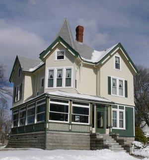 Maplecroft, Lizzie Borden's Queen Anne style Victorian mansion, as seen today at 306 French Street in Fall River. W.A. MONIZ/FALL RIVER SPIRIT/SCMG