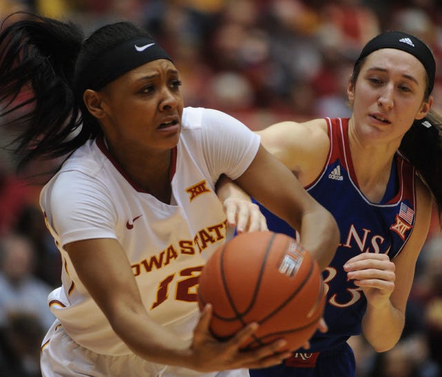 It is unlikely that Iowa State's Seanna Johnson will return to the team before facing No. 23 Oklahoma on Saturday. She has been with her family in Minnesota since her father suffered a stroke. File Photo by Nirmalendu Majumdar/Ames Tribune