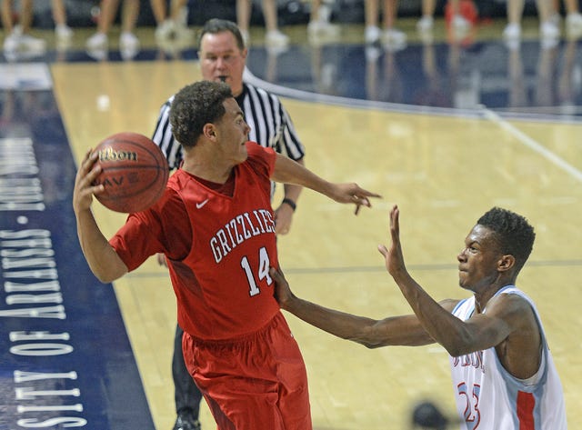 BRIAN D. SANDERFORD • TIMES RECORD Northside’s Gage Griffin, left, saves the ball as Southside’s Darrian Mays guards on Friday, Feb. 26, 2016 against Southside in the Stubblefield Center. Northside won the game 79-62. 
 BRIAN D. SANDERFORD • TIMES RECORD Northside’s Gage Griffin, right, drives in as Southside’s Darrian Mays follows the play on Friday, Feb. 26, 2016 in the Stubblefield Center. 
 BRIAN D. SANDERFORD • TIMES RECORD Northside’s Jackson Forsey, left, and Southside’s Jordan Sheppard battle for a rebound on Friday, Feb. 26, 2016 against Southside in the Stubblefield Center. Northside won the game 79-62. 
 BRIAN D. SANDERFORD • TIMES RECORD Northside’s Isaiah Joe lays in a basket on Friday, Feb. 26, 2016 against Southside in the Stubblefield Center. 
 BRIAN D. SANDERFORD • TIMES RECORD Northside’s Aahliyah Jackson, left, blocks the shot attempt by Southside’s Loren Hernandez on Friday, Feb. 26, 2016 in the Stubblefield Center. 
 BRIAN D. SANDERFORD • TIMES RECORD Northside’s Aniya Webster, right, goes for a steal as Southside’s Hannah Rainwater works the ball up the court on Friday, Feb. 26, 2016 in the Stubblefield Center.