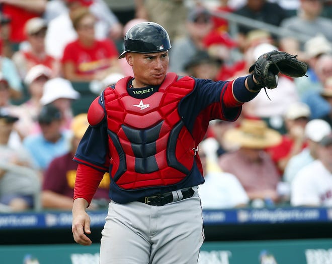 Red Sox catcher Christian Vazquez can lean on teammate Dan Butler as he works his way back from Tommy John surgery. Butler, a fellow catcher, had the procedure done while he was in college.