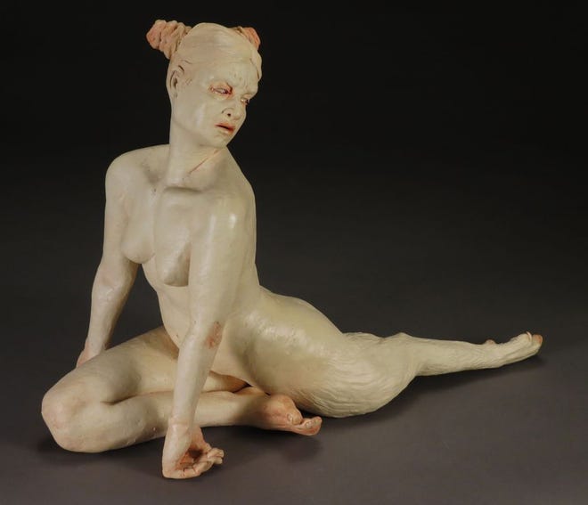A figure by Magda Gluszek.