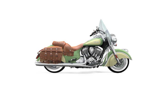 The new Indian Chief Vintage from Indian Motyorcycle pays homage to the past while incorporating the latest in technology and performance. (Photo courtesy Indian Motorcycle)