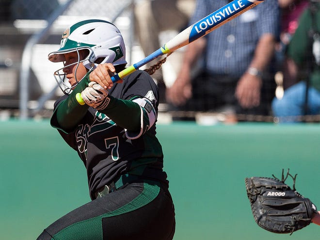 Brittany Hawn hit a solo homer against Fairfield on Saturday.