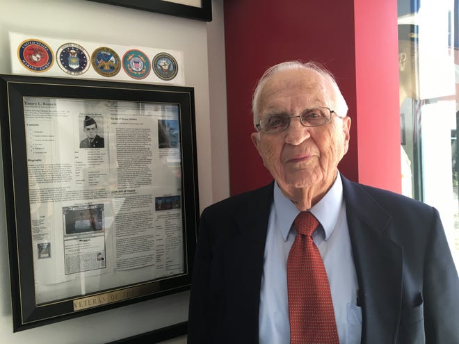 John Brinkley, founder of the Veterans Museum and Education Center, will move the center to a signficantly larger space in downtown Daytona Beach in a couple of months. NEWS-JOURNAL/TONY HOLT