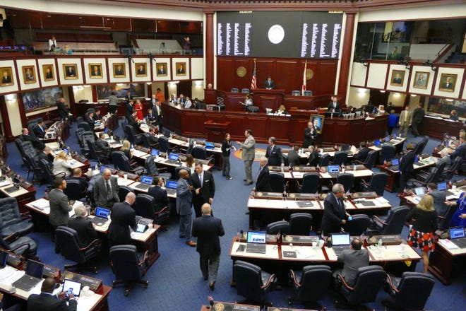 The Florida House during debate, Wednesday, March 9, 2016 in Tallahassee. (Scott Keller/The Tampa Bay Times via AP)