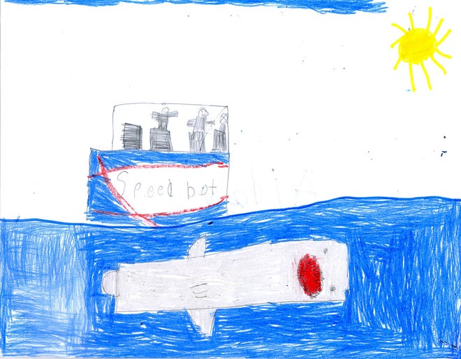 Drawing by Aiden Bundy, first grade, Ward-Highlands Elementary.