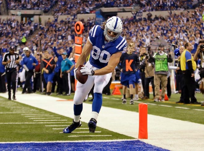 The Saints have signed former Colts tight end Colby Fleener. Photo courtesy of NewOrleansSaints.com.