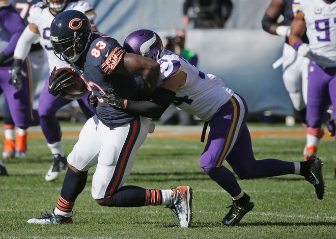 Tight end Martellus Bennett was a Pro Bowl selection in 2014 after catching 90 passes and six touchdowns with the Bears.