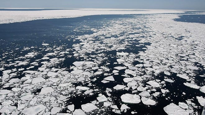 File photo of ice floes.