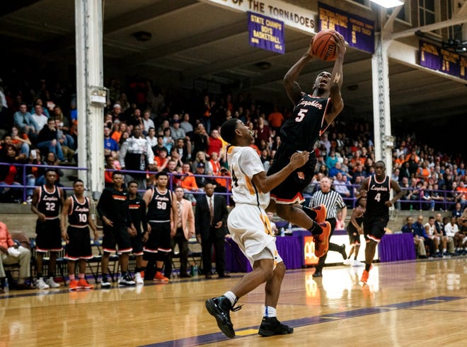Lanphier High School senior Xavier Bishop has been named to the Associated Press Class 3A all-state first team. (Justin L. Fowler/The State Journal-Register)