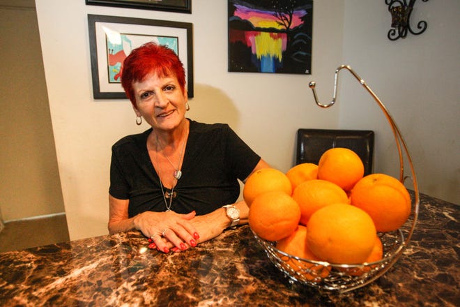 Peggy Nichols, a graduate of a Florida Hospital Memorial Medical Center nutrition class, once weighed 213 pounds with a height of 5 feet 4 inches. The 66-year-old has since dropped 80 pounds in 10 months, mostly by walking more, cutting down on carbohydrates and being more mindful about what she eats. News-Journal / LOLA GOMEZ