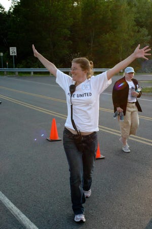 Volunteers get out in the community and give back. Shown is a file photo of the 2008 UWGS Community Challenge Road Race.