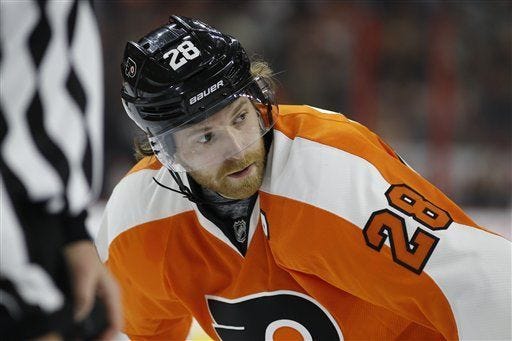 Claude Giroux looks forward to challenge of four-game road trip.