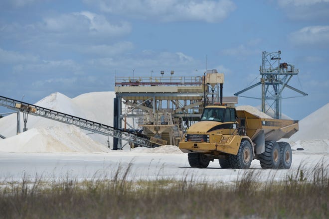 CEMEX has a number of quarries in Central Florida, like this sand mine in the Polk County community of Lake Wales.