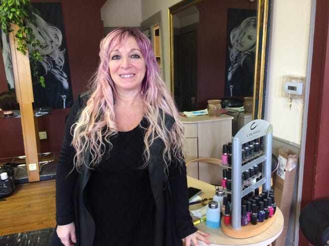 Dottie Seitz of Colchester is featured in an extreme hair and makeup competition reality show. Ryan Blessing/ NorwichBulletin.com