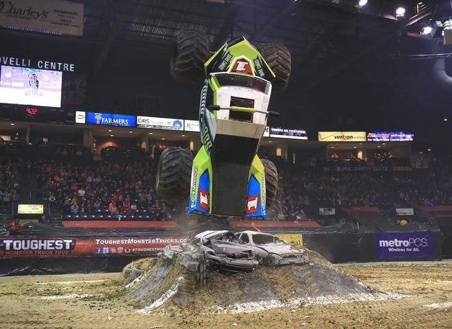 TJE Toughest Monster Truck Tour takes place this weekend at the Stockton Arena.

COURTESY PHOTO