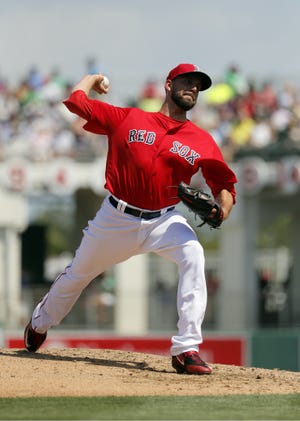 Entering Friday, Red Sox relief pitcher Matt Barnes has pitched 8 1/3 innings without allowing a run this spring. AP File Photo/Tony Gutierrez