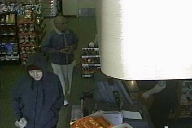 A still from a surveillance video released by Falls Township Police Department shows the woman police are seeking in connection with a robbery at the Wawa on Old Bristol Pike on March 29, 2016.