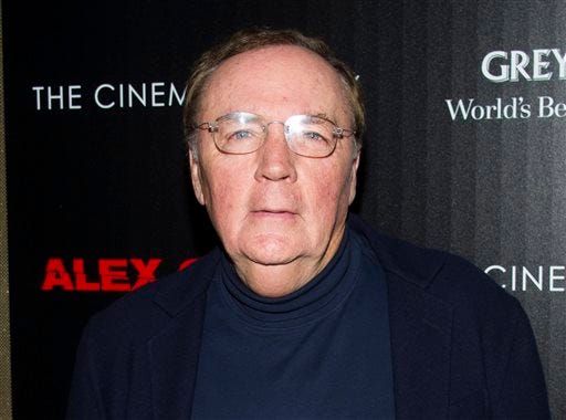 FILE - In this Oct. 18, 2012, file photo, James Patterson attends a screening of "Alex Cross" in New York. The author and literary philanthropist told The Associated Press on Tuesday, March 29, 2016, that for a second year he is donating about $1.75 million to the country’s school libraries. (Photo by Charles Sykes/Invision/AP, File)
