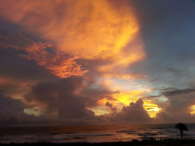 A recent, glorious sunrise over Flagler Beach, sent in by Stacy Witfill.