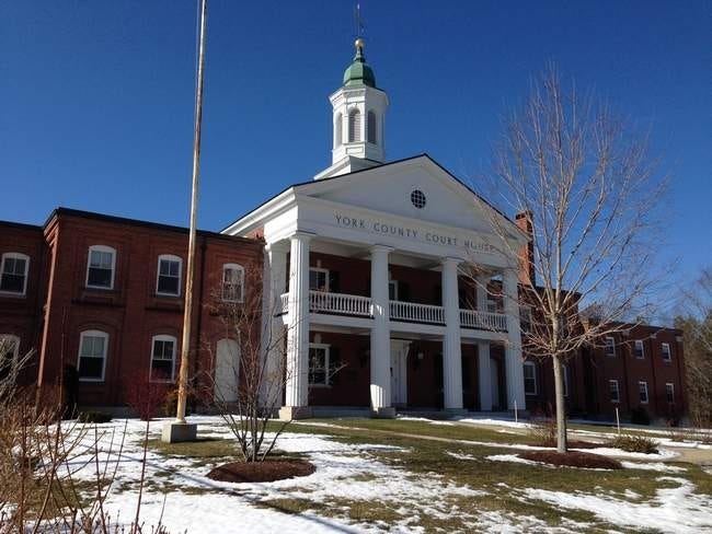 The York County Courthouse in Alfred.

File photo