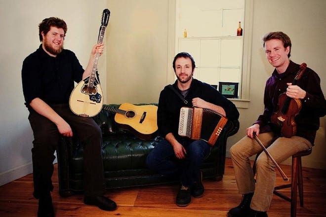 The Press Gang brings Irish traditional music to the Blackstone River Theatre in Cumberland at 8 p.m. Saturday.