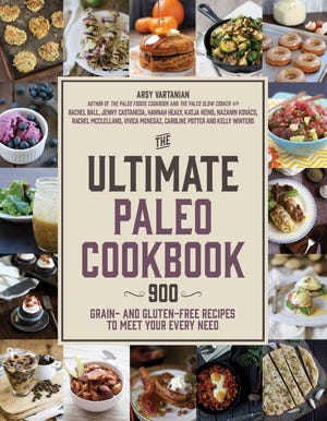 The cover of Arsy Vartanian’s “The Ultimate Paleo Cookbook: 900 Grain and Gluten-Free Recipes To Meet Your Every Need.” Photo courtesy of Page Street Publishing Co.