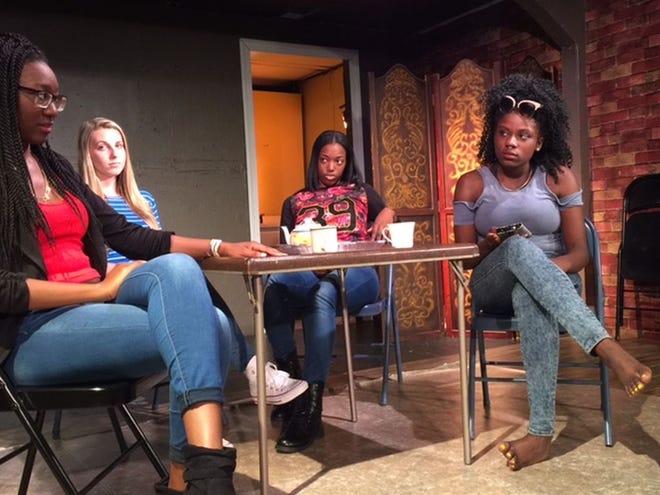 The cast of "Choices" by Shannan Browne, one of three one-act plays being performed during “Hear My Soul Cry, Hear My Soulful Song – A Night Celebrating Women of Color." Special to the Guardian