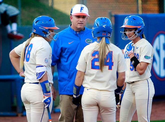 UF softball coach Tim Walton didn't get to see the end of Sunday's 3-0 loss to visiting Alabama after getting ejected for arguing with the home plate ump.