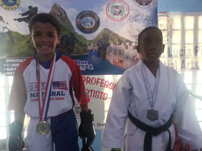 A.J. Torres of Edgewater Park won the championship in his age group at the St. Lucia Piton Open Martial Arts Championships. The 11-year-old Torres won the 12-under Black Belt Forms and Sparring Category and was also recognized as a Triple Crown winner for becoming the first to win a title for three consecutive years.