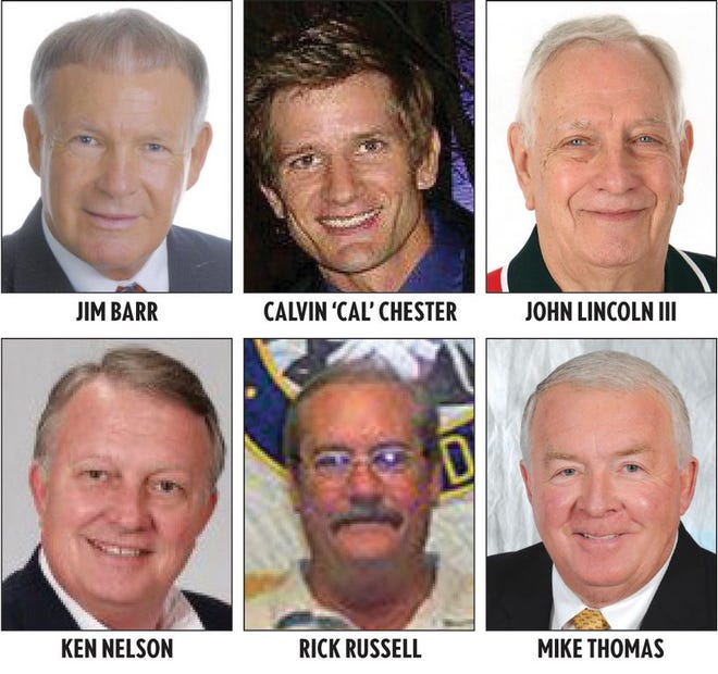 Six candidates are vying for Panama City Beach mayor. The election is April 19.