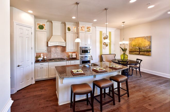 The kitchen in the Templeton model home