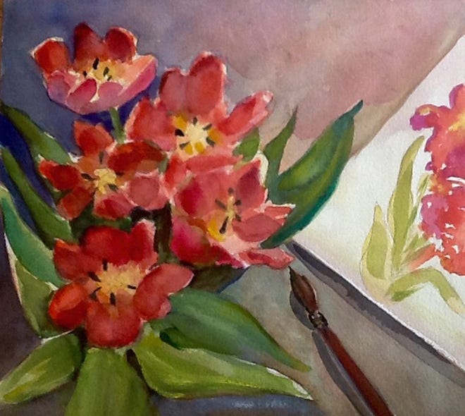 Courtesy photo

“Tulips in Red” by Carol Powley.