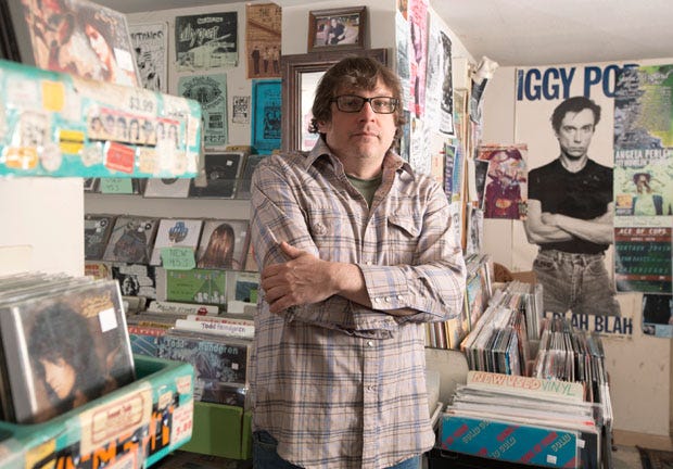 Kyle Siegrist, owner of Clintonville's Lost Weekend Records