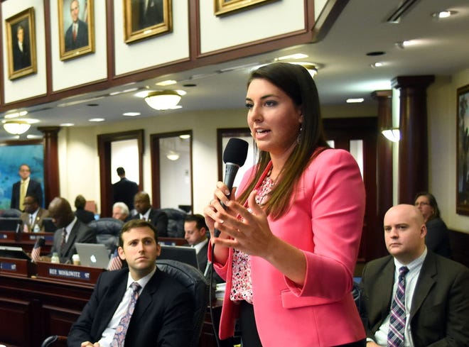 Rep. Jennifer Sullivan, R-Mount Dora, debating last April in the Florida House of Representatives.