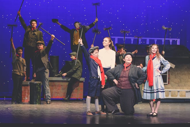 "Mary Poppins" comes filled with choreography created by Deb Defrancisco and Erin Lekavich. Photo courtesy of Gaston Day School.