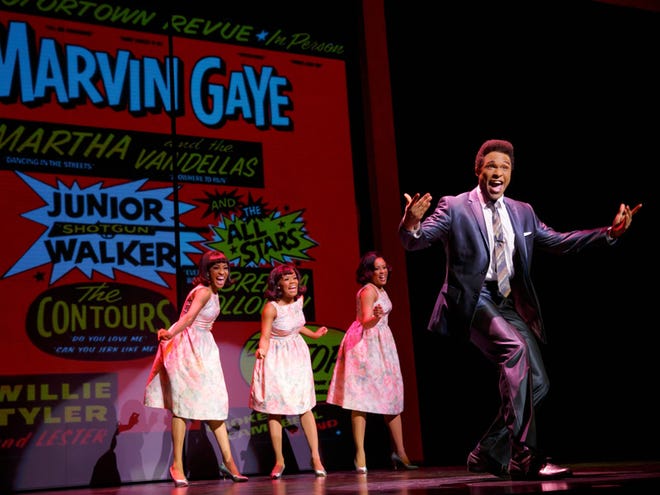 Jarran Muse portrays Marvin Gaye in "Motown the Musical."