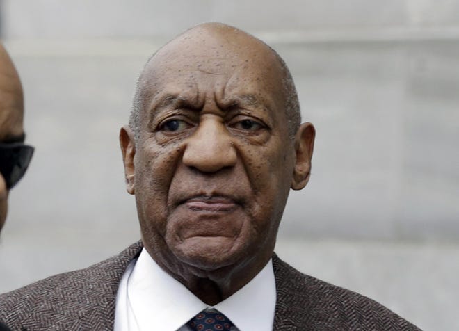 FILE - In this Feb. 3, 2016 file photo, actor and comedian Bill Cosby arrives for a court appearance in Norristown, Pa. A former teen actress is appealing a ruling that threw out her defamation lawsuit against Cosby that involves claims the actor groomed, drugged and molested her. Renita Hill, 48, argues that Cosby and others defamed her when they challenged accusations made by Hill and other women who went public in 2014. (AP Photo/Mel Evans, File)