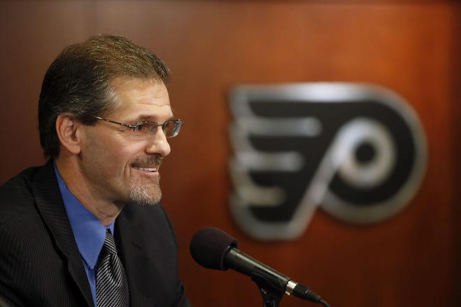 (File) Ron Hextall may have some salary cap to work with for next season.