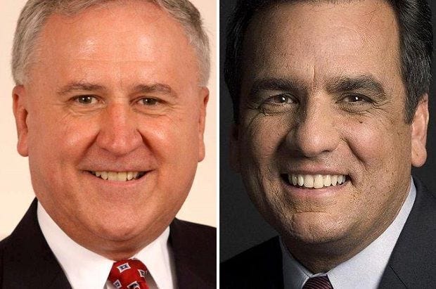 John C. Rafferty Jr. and Joseph C. Peters are the Republican candidates for Pennsylvania Attorney General in the 2016 Primary Election.