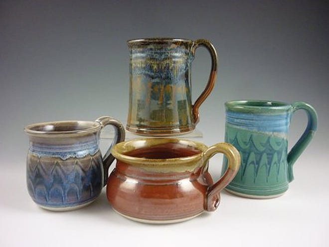 Courtesy photo

Some pieces of pottery created by Robert and Wendy Esposito.