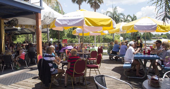 Hurricane Dockside Grill offers an outside deck for dining with one of the most beautiful table-side views in Lake County. CINDY DIAN / CORRESPONDENT
