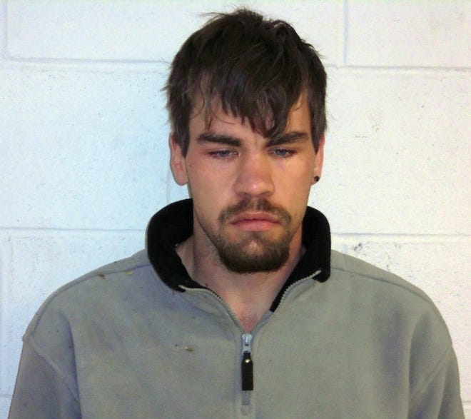 Christopher Lemear, 25, of Epping, was arrested Tuesday after a 14-hour search. (Epping police photo)