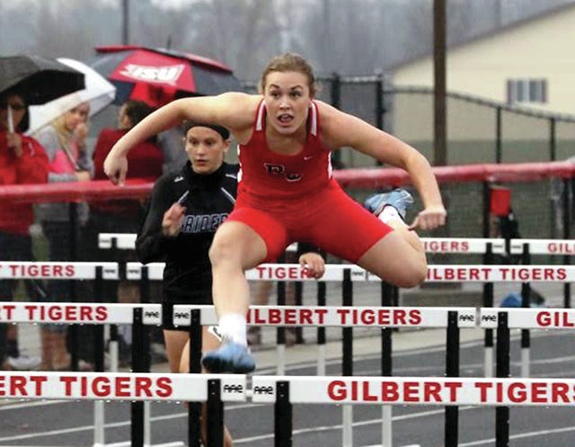 Norse girls’ track team competes in tough Gilbert meet